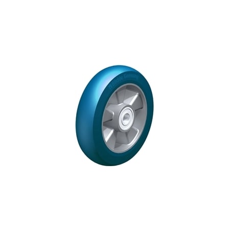 Casterhq 8"x2" Heavy duty wheel W/ Blickle Besthane Soft polyurethane tread ALBS-200-20K-CO